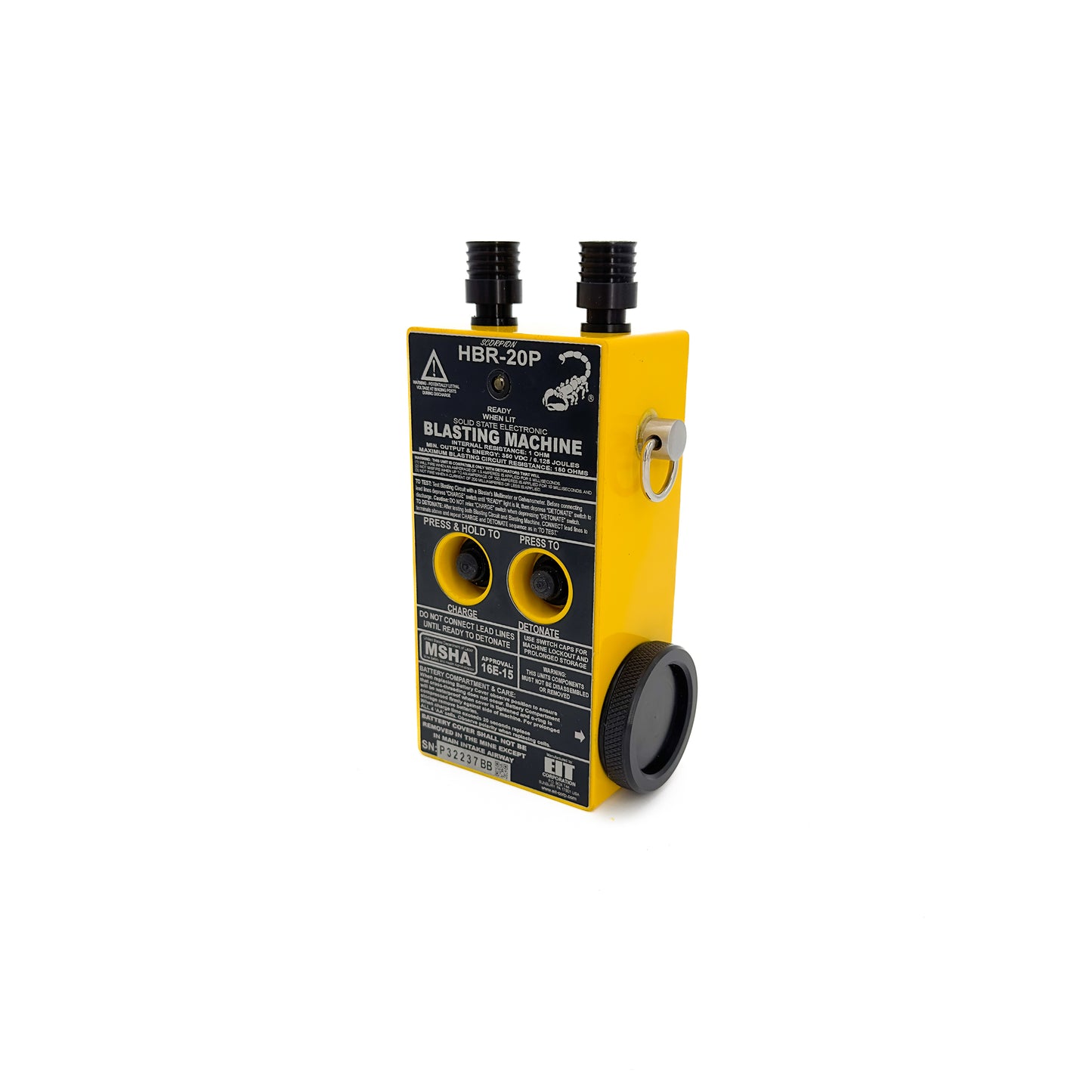 HBR-20P Blasting Machine - MSHA Approved