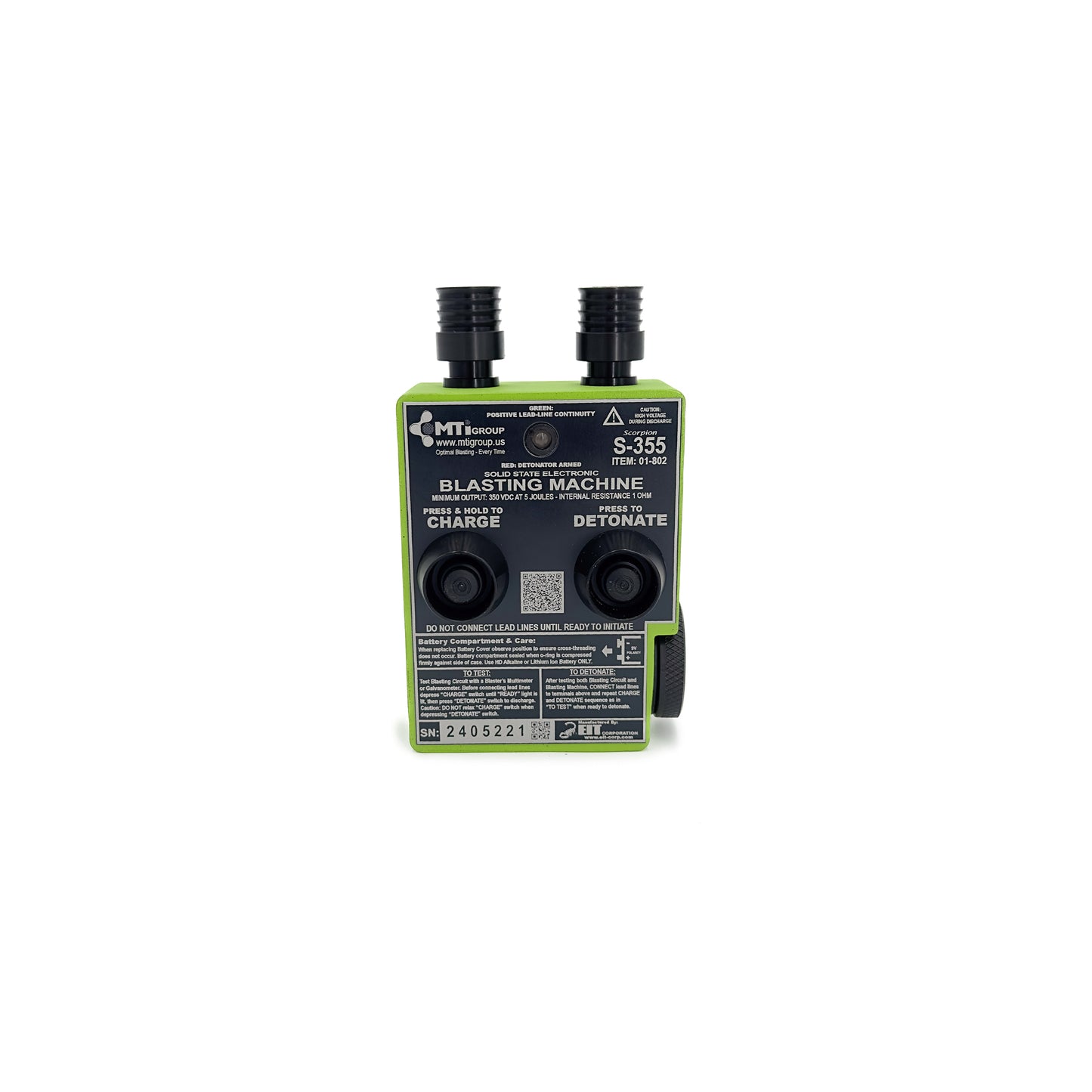S-355 Compact Electric Blasting Machine